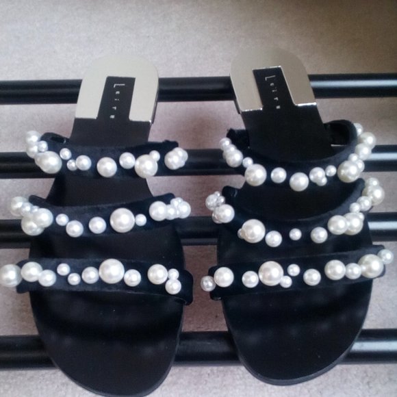 LEITH Shoes - LEITH Women's Pearl Slide Sandals - BRAND NEW